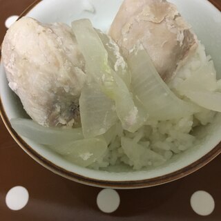 さっぱり☆鶏たまねぎ丼